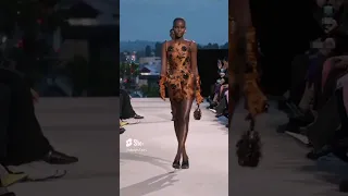 YOUNG ICON! Adut Akech at the Versace Fall/Winter 2023-2024 show in Los Angeles (March 2023)