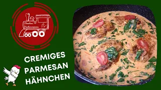 Cremiges PARMESAN-HÄHNCHEN ... ein Träumchen 🥰