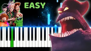 Hotel Transylvania 3 - KRAKEN SONG - Easy Slow Piano Tutorial with SHEET MUSIC