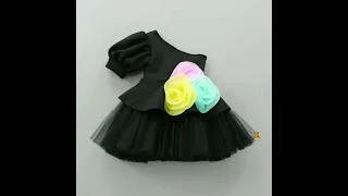 babygirl black dresses #zainab #fashiondesign #youtubeshorts