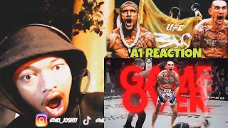 A1 REACTS TO The Main Character Of UFC 300 - Max Holloway