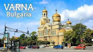 🇧🇬 ВАРНА 4К - Прогулка по городу | Болгария, Чёрное море