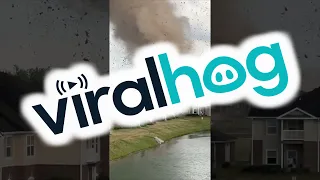 Resident Records Tornado Ripping Through Indiana Neighborhood || ViralHog