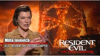 Exclusive Interview: Milla Jovovich and Paul W.S. Anderson | RESIDENT EVIL: THE FINAL CHAPTER