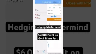 🤑 $6,000 Profit on Gold Taken Fast 💵👌 #forexlive #xauusd