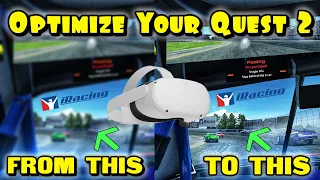 How to Optimize Your Quest 2 for iRacing and Get Rid of that Blurry Mess! Plus Lots More Settings