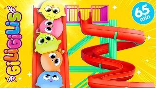Slide Fun  Kids Songs | Cartoons & Baby Songs By Giligilis | NEW - Toddler Songs