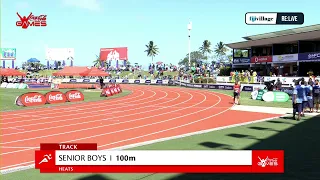 fijivillage Re:Live | Senior Boys 100M Heat 5  | Day 1