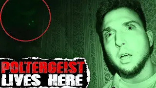 OVERNIGHT in HAUNTED POLTERGEIST HOUSE (Insane Paranormal Activity)