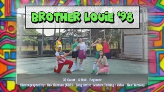 Brother Louie '98 | Beginner Line Dance - Demo by : Amare Permata