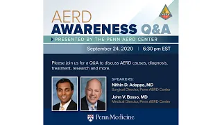 Penn Medicine AERD Q&A - 2020