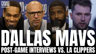 Kyrie Irving, Luka Doncic, Jason Kidd & PJ Washington Recap Dallas Mavs Series Win vs. LA Clippers