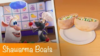 Booba - Food Puzzle: Shawarma Boats - Episode 26 - Cartoon for kids