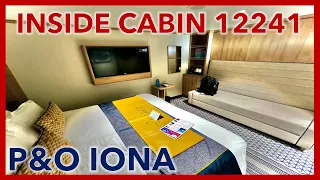 Square Inside Cabin 12241 P&O IONA Cruise Ship | Norwegian Fjords Cruise 2023 | WalkingBob Travels