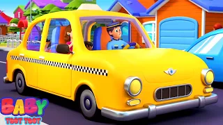 Wheels On The Taxi, Transport Vehicle and Nursery Rhyme for Kids