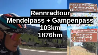 herrliche frühlings Rennradtour in Südtirol-Mendelpass-Gampenpass-Bozen-Tramin - Scott Foil RC20