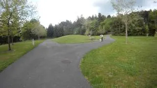 GoPro HD Dude faceplants longboard crash!