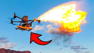 Can you Put a Flamethrower On a Drone? We did