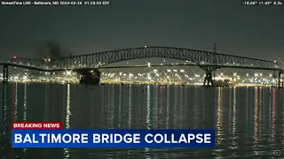 Ship strikes Baltimore's Francis Scott Key Bridge, causing partial collapse