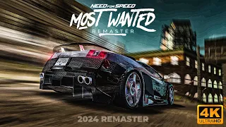 Need For Speed MOST WANTED 2024 REMASTER || Challenging Blacklist 6