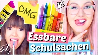 Schulsachen zum Essen 😱 5 Minuten DIY's | ViktoriaSarina