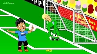 🇧🇷URUGUAY vs ENGLAND 2-1🇧🇷 by 442oons (Luis Suarez World Cup 2014 Cartoon 19.6.14) TRAILER