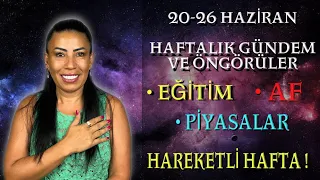 Nurcan Vecigün ile 20-26  Haziran Haftalık Gündem ve Öngörüler