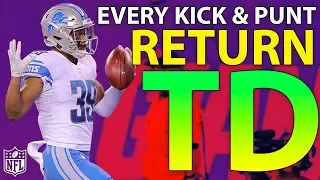 Ranking Every Kick & Punt Return TD of the 2017 Season | NFL Highlights