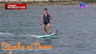 Flying surfboard sa Batangas, sinubukan ni Biyahero Drew | Biyahe ni Drew