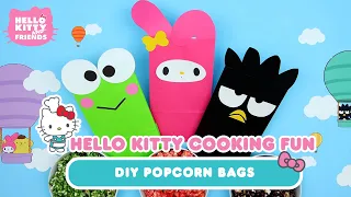 DIY Popcorn Bags | Hello Kitty DIY