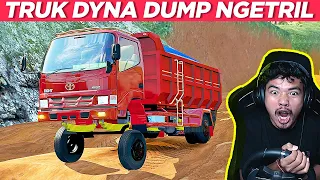 BAN HAMPIR COPOT!! DUMP TRUCK DYNA NGETRIL LEWAT SINI - Euro Truck Simulator 2