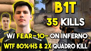 WTF 80% HS & 2x Quadro Kills By b1t 35Kills w/ Fear-10- on Inferno - FACEIT PREMIUM - Aug 14, 2023