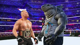 FULL SEGMENT - WWE 2k23 Brock Lesnar vs King Shark