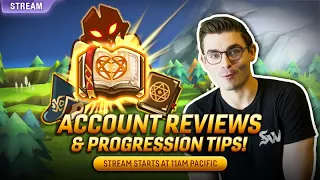LIVE Account Reviews & Progression Tips!