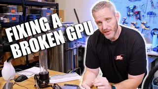 I was sent a bad GPU to try and fix from a subscriber... Can we do it?