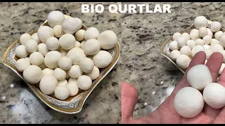 BIO VA ERMAK QURUTLARNI UY SHAROITIDA TAYYORLADIM/как приготовить курт в домашних условиях/curd/qurt