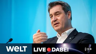 WELT LIVE DABEI: Briefing von Markus Söder zur aktuellen Corona-Lage in Bayern