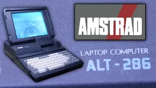 1989 Amstrad ALT-286 Laptop Reburbish / HDD Replacement / PC Speaker Repair