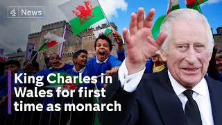 King Charles visits Wales on last stop of week-long tour