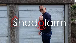 Wireless security alarm suits Shed, Garage, Homes and lock ups. Install in 60 seconds - Shedolarm