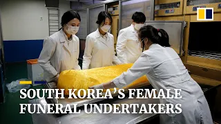 More women become funeral undertakers in South Korea as female taboos surrounding death fade