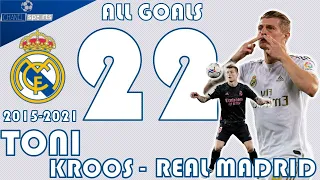 Toni Kroos All 22 Goals For Real Madrid 2015-2021