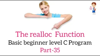 The realloc Function C Basic beginner level program part 35 Easy Learning Genius