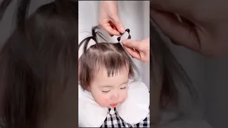 🌸#cutegirlhairstyles #babyhairstyle #kinderfrisur #kidshairstyle #frisur  #kinderfrisuren #girlhai