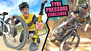 THE MTB TYRE PRESSURE CHALLENGE - HOW LOW CAN THEY GO?