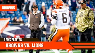 Game Preview: Week 11 vs. Detroit Lions