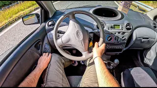 2002 Toyota Yaris I [1.3 i 16V 86HP] |0-100| POV Test Drive #1775 Joe Black