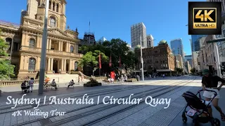 Sydney | Australia | George Street | Walking tour | 4K 60 fps