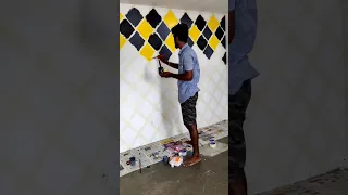 wall painting ideas ✨#tamil #wallpainting #wallartideas #kgfbgm #mstattoo #shortsviral #trending