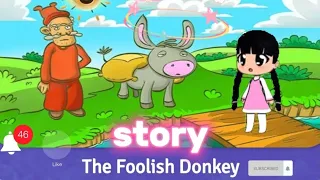 FOOLISH DONKEY STORY | Stories For Teens | Fairy Tales in English | Moral Stories#fairy #story #ai